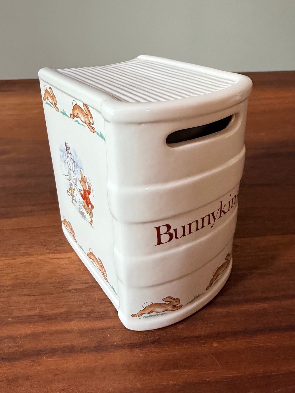 Vintage Royal Doulton Bunnykins Ceramic Piggy Bank Bunny Cottagecore